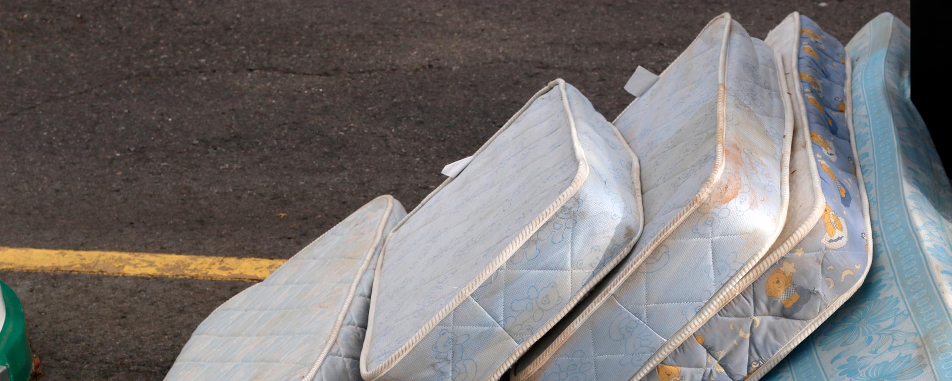 used mattresses dumped illegally